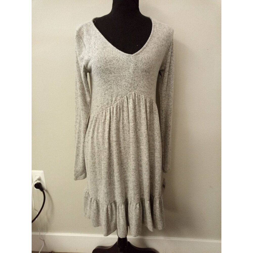 NWT Staccato from Dry Goods Women's Heather Grey Long Sleeve Dress Size …
